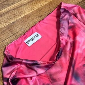 Princess Polly Vibrant Pink and Dark Purple Skirt size 4